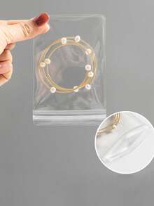 20pcs Heart-Shaped PVC Plastic(Polyvinyl Chloride) Jewelry Organizer Boxes, Anti-Oxidation Earring, Necklace, Bracelet Storage Pouches