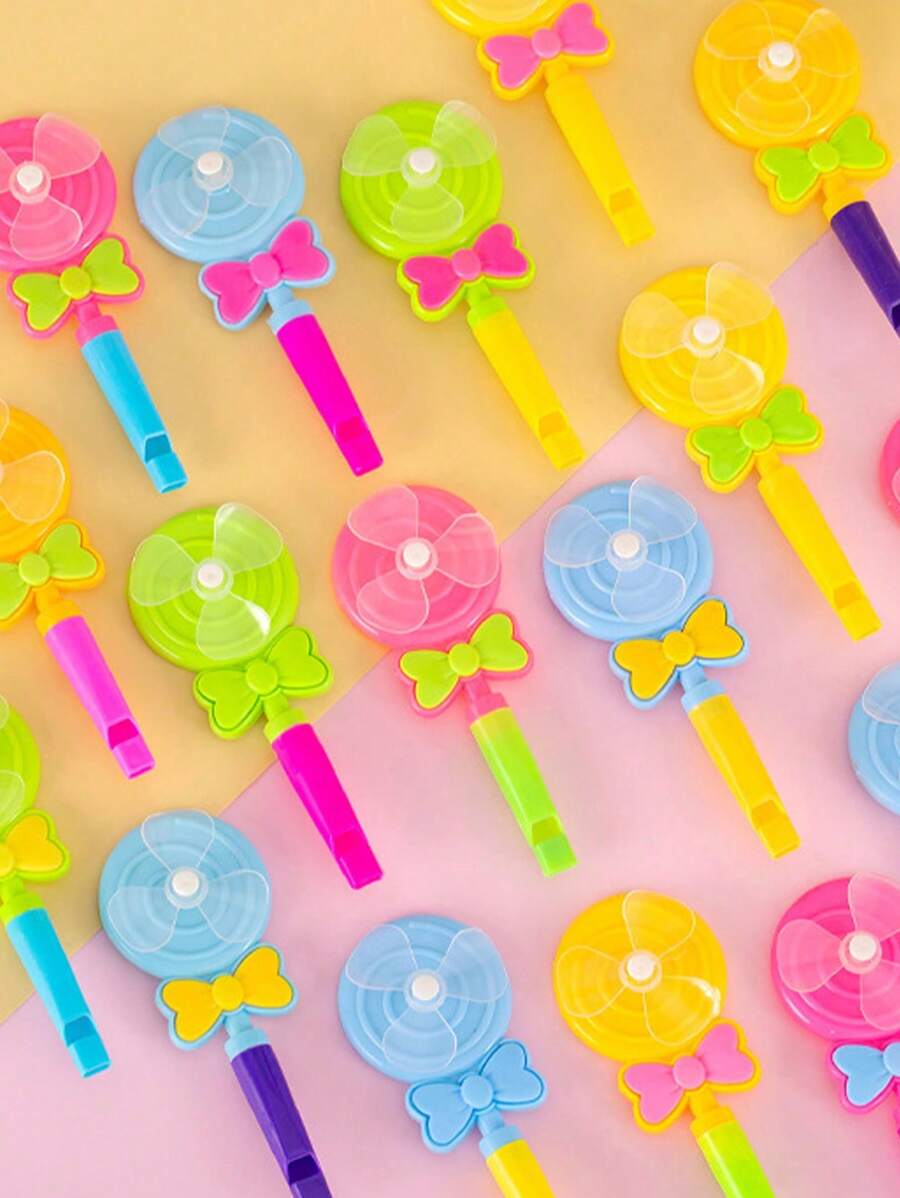 20 PCS Windmill Whistle Party Gifts, 12 Cm In Length And 6.5 Cm In Width. Interesting Game Props Can Enhance The Atmosphere Of A Party. Party Supplies: Small Toys, Christmas Gifts, Christmas Essentials, Cheering Props, Candy Whistles, Windmills, Colorful Windmills, Referee Whistles, Loud Sports Whistles For Outdoor Activities