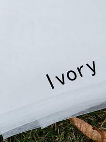 1 件短金属发梳，带水钻装饰透明面纱，婚礼配饰 - 彩色 - 查看 8