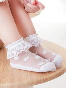 Kids Socks Mesh Breathable Children's Socks Are Suitable For Daily Wear In Summer - White - View 1