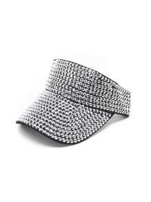 1pc Women's Premium Jewel Encrusted Colorful Rhinestone Embellished Baseball Cap, Dazzling & , Suitable For Daily Commute, Sports, Outdoor Activities