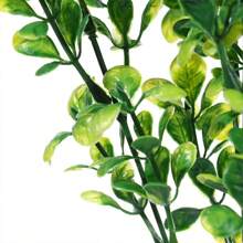 1 pieza Rama artificial de limón con hojas verdes, árbol de limón artificial Bonsai, decoración con verdor para el hogar o centro de mesa, granja, jardín