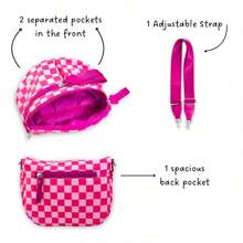 Iris Best Version Crossbody Bag (#8061) - Pink - View 6