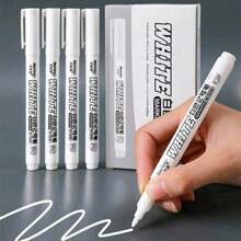 1 Stück bunter Textmarker Stift in verschiedenen Größen, mit passenden glänzenden und matten Stiften, wasserfest (zufälliger Stil wird versendet), Schulanfang