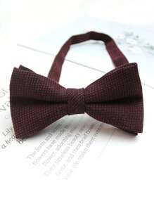 1 Stück gebürstete Fliege, geeignet für Hochzeiten, Lässig, Business, Partys