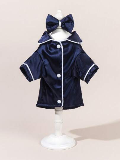 Fashionable Contrast Color Pet Shirt, Suitable For Party And Holiday Pet Outfits