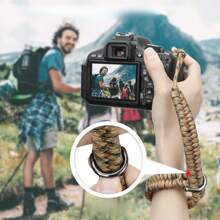 Correa de muñeca para cámara, con liberación rápida, ajustable, compatible con cámaras digitales, ligera y cómoda