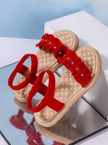 Girls Princess Sandals Summer 2025 New Soft Bottom Fashion Anti-Slip Toddler Casual Shoes