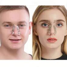 1 件式鼻部提升器，非手术鼻部整形器，可调节透明鼻部提升夹，可重复使用，无香，无需电池，适用于多种场景，提升美感和舒适度 - 無色 - 查看 3