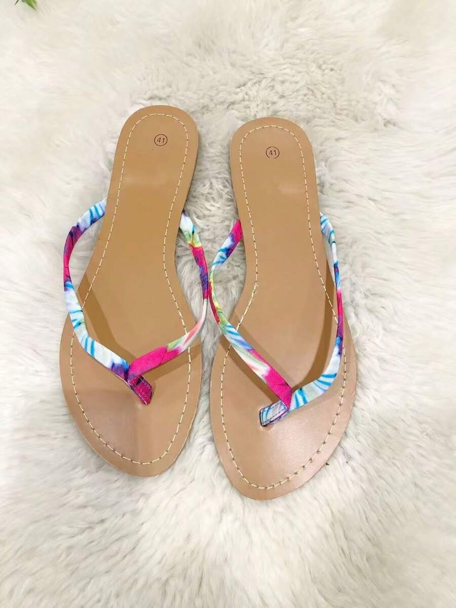 Sandalias planas simples, casuales y versátiles - FF - Ver 1