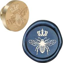 CYFUN DESIGN 1 PC 25mm Butterfly/Fox/Deer Pattern Wax Seal Stamps Solid Brass Engraved Fire Lacquer Stamp Heads NO Handle For Decorating Notebook Gifts And Greeting Cards