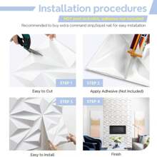 Wersja wzmacniająca Panel ścienny 3D z PVC w kryształowym wzorze, 30 cm X 30 cm Matowa biel/czarny. Przyjazny materiał, bezwonny, lekki, łatwy w montażu Ognioodporny, wodoodporny i odporny na wilgoć Nadaje się do dekoracji ściennych w wystroju domu, dekoracji pokoju, dekoracji łazienki. Dekoracja sypialni i dekoracji salonu. Materiały do dekoracji pokoju Dekoracja domu Dekoracja domu Sztuka ścienna do salonu Naklejki na tapetę Naklejki ścienne Naklejka ścienna