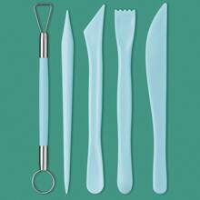 Bộ dụng cụ nặn đất sét 10 món/túi - Dễ sử dụng, bộ dụng cụ chạm khắc gốm sứ với tay cầm thoải mái dành cho đất sét Sculpey và đất sét tạo hình, lý tưởng cho người lớn. - Nhiều màu - Xem 10