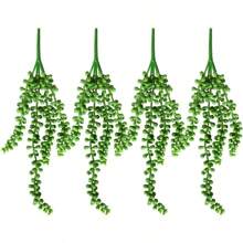 4pcs Artificial Green Garland For Home Decor