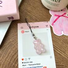 Soft Gummy Bear Phone Strap Pendant, Minimalist & Multi-Functional