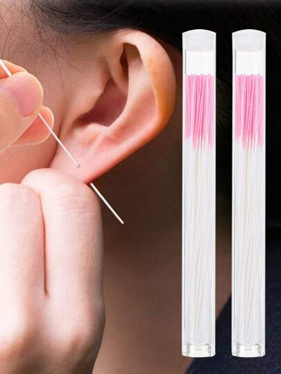 120/60 piezas Alambres para limpiar los oídos, limpiador de oídos seguro, herramienta de limpieza de cerumen de papel rosa para el hogar, sala de estar, dormitorio, baño, decoración del hogar, artículos de viaje, boda, fiesta, cumpleaños, regalos para hombres, mamá, papá, amigos, Año Nuevo, accesorios, regalo divertido