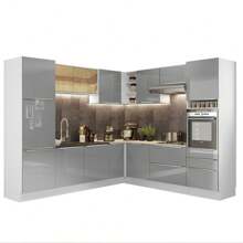 MADESA Baker's Racks - White and Gray - View 2