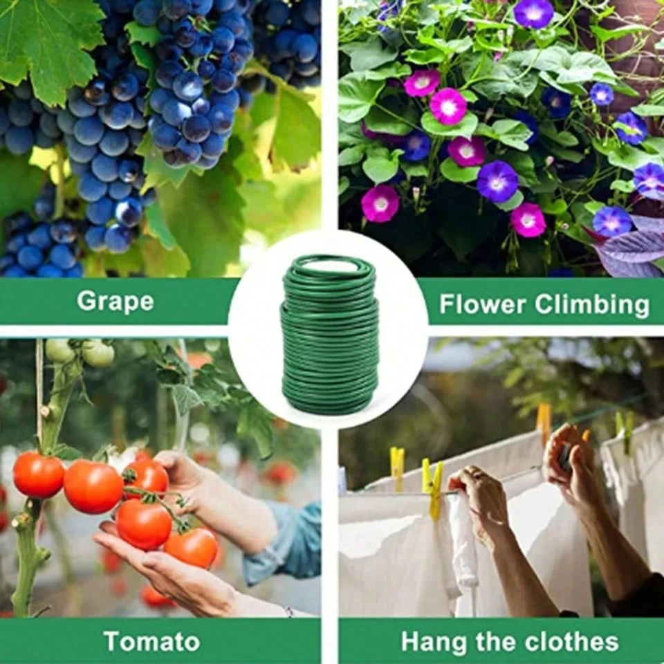 Alambre Para Atar Plantas - Diámetro: 2 Mm - 50 M - Revestimiento De