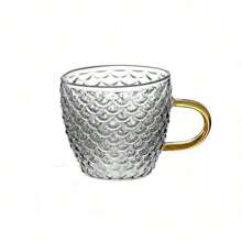 12个/6个/4个/2个套装 龙鳞纹玻璃杯，120毫升小茶杯，高档杯，威士忌杯，适用于茶、咖啡，居家、办公室、咖啡馆 - 無色 - 查看 9