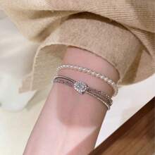 1 pièce Bracelet enroulé en soie populaire, conception haut de gamme pour femmes, bracelet empilable doux