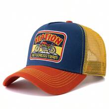 JZML 1pc Men's Letter Embroidery Motorcycle Truck Driver Hat - Trucker Hat - View 16