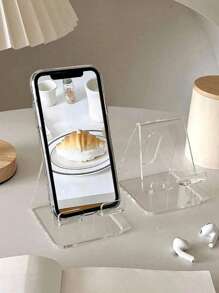 1pc Multi-Color Desktop Phone Stand With Protective Packaging, Creative Decoration&Charging, Anti Slip Design, Suitable For Various Scenarios