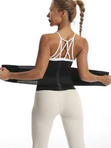 Button Cross Waist Belt, Waist Cincher, Waist Trainer, Double Layer Waist Trainer