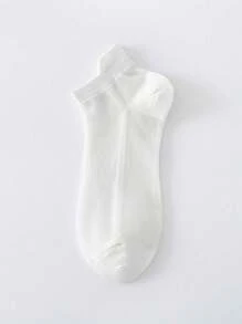 6 双透气网眼薄款男士短袜，白色，长筒袜，夏季 - 彩色 - 查看 3