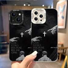 Estuche creativo para teléfono móvil que presenta una obra de arte con divinidad y propósito. Esculturas clásicas combinadas con un regalo de diseño moderno para cumpleaños, madre, familia, amigos, novio, novia