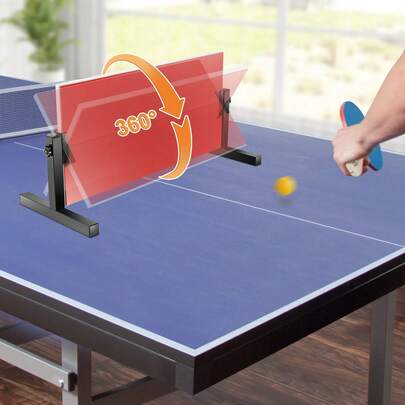 kangten Portable Table Tennis Return Board Ping Pong Rebound Board Practice Equipment, 360° Angle Adjustment