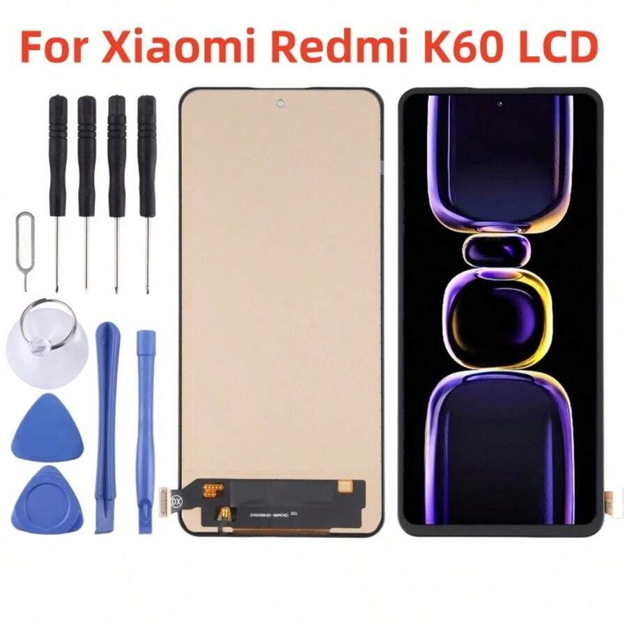 TFT LCD Screen For Xiao Mi Redmi K60 With Digitizer Full Assembly Display Phone Touch Screen Repair Replacement Part - Black - View 1