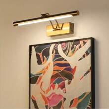 1pc LED Iron Touch Switch Wall Light Battery Powered Rechargeable Type-C 5V 4400mAh Wireless Wall Lamp Modern Black Gold Fixture Inside Remote Control Dimming Sconce For Bedroom Living Room Study Mural Lamp