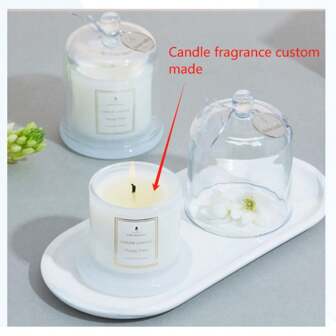 Weddells 1pc Candle Customized Fragrance-Round Clear Bell Shaped Crystal Glass Candle Jars Cup Wedding Bell Jar With Glass Dome Cover