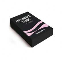 1pc Couple's Intimate Moments Card Game, Relationship Growth Table Game For Date Night, Emotional Connection Topics, Interactive Q&A, Suitable For Valentine's Day/Halloween/Christmas Gifts
