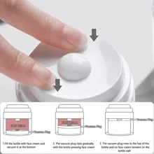 15 ml/30 ml/50 ml/100 ml przezroczysty pusty słoik z pompką do kremów podróżny pojemnik na przybory do makijażu przenośne pojemniki na kremy kosmetyczne wielokrotnego napełniania dla kobiet