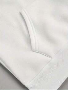 Sudadera Los Angeles Con Estampado De Letra Con Capucha - Blanco - Ver 3