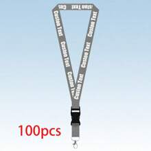 Customizable Lanyard With Badge 100pcs 50pcs 10pcs 1pc Available In Multiple Colors ID Badge Lanyard Neck Strap Keychain With Detachable Clasp Multi-Functional Adjustable Reflective Personalized Gift For Office Travel - Multicolor - View 24