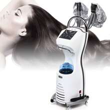 WANLECY 110V Stand Salon Hair Steamer Hair Dyeing Perming Oil Treatment Machine 700W - Xem 1