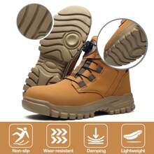 frysen frysen Chaussures de travail Chaussures de sécurité Hommes Femmes Embout en acier Anti-écrasement Léger Sportif Respirant Autobloquant Libération rapide Mode Chaussures de protection 36-46 EU