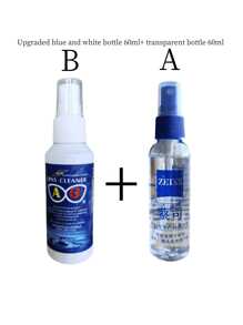 100ml Eye Cleaner, 60ml Two Styles Of Glasses Cleaner, Equipped With Special High-Elastic Glasses Cleaning Cloth, Easy To Carry When Going Out, Party, Outing, Business Trip, Camping, Life, Beach Leisure, Anti-Fog Spray For Glasses, And Lens Cleaning Spray For Clear Vision.(New And Old Models Are Shipped At Random.)