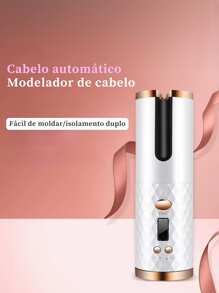 Cordless Automatic Hair Curler With Built-In Rechargeable Ceramic Battery - Rose - View 8