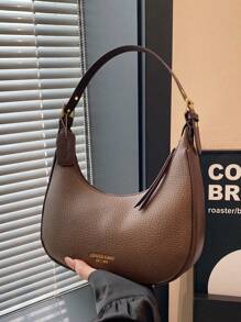 Premium Sense腋下包女2025新款质感百搭单肩包时尚通勤手提包月牙包