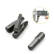 5 件套专用螺丝刀套装，50 毫米 U 形、Y 形、三角形、十字头螺丝刀，带六角柄端，CRV 铬钒钢不对称钻头，适用于家电维修，电钻配件，磁性 - 彩色 - 查看 9