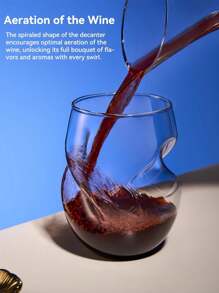 1个/4个 550毫升/19.35盎司 咖啡杯、鸡尾酒杯、扭纹玻璃杯、创意玻璃杯、拇指形玻璃杯、饮用玻璃杯 - 彩色 - 查看 3