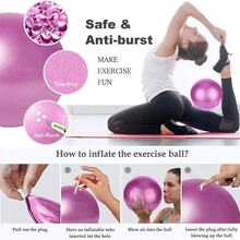 1 个 25 厘米瑜伽球，室内平衡锻炼普拉提健身运动器材