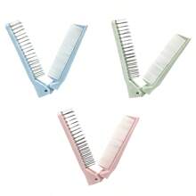 1 pezzo/6 pezzi Pettine pieghevole, Spazzola da viaggio pieghevole portatile - Piccolo pettine pieghevole, Comodo da mettere nel portafoglio, borsa - Set di pettini pieghevoli tascabili a doppia faccia, Adatto per donne, ragazze, uomini e donne - Accessorio da viaggio essenziale - Multicolore - Visualizzare 7