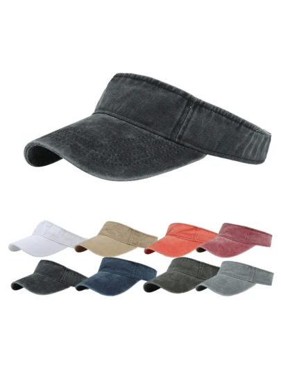 1pc Unisex Solid Color Baseball Cap, Fashionable Versatile Adjustable Sunshade Hat, Suitable For Outdoor Sports And Daily Wear