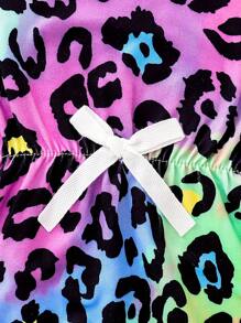 Infant Summer Graphic Print Sleeveless Bodysuit - Multicolor - View 5