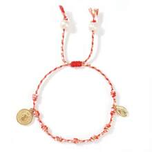 1pc Handmade Boho-Style Jesus Copper Tag EPE Foam Rope Bracelet, Ascension Day Gift, Perfect Jewelry For Men & Women