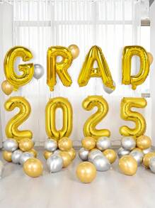 kumozawa 32"/16" Balloons: 2025, GRAD, PROM, Graduation Season Graduation Party Decorations, Graduation Ceremony, Prom Decor, Graduation 2025, Graduation Gifts, Party Decor, Class Of 2025